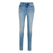 Hoge taille skinny jeans Calvin Klein Jeans , Blue , Dames