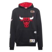 Chicago Bulls NBA All Over Crew Hoodie Mitchell & Ness , Black , Heren