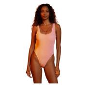 Ocaso Tanker On Swimsuit Billabong , Pink , Dames