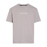 Modern Logo T-shirt Comfort Calvin Klein , Gray , Heren