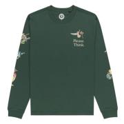 Smokey Bear Bird Longsleeve T-shirt Element , Green , Heren