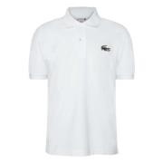 Klassieke Synthetische Polo Shirt Lacoste , White , Heren