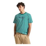 Gestreept Eggo T-shirt Pepe Jeans , Green , Heren