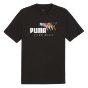 T-shirt Puma , Black , Heren