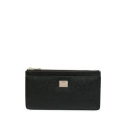 Zwarte Portemonnees Dauphine Stijl Dolce & Gabbana , Black , Dames