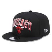 NBA Chicago Bulls Patch 9Fifty Snapback Cap New Era , Black , Unisex