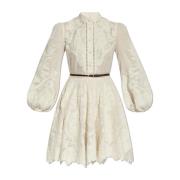 Jurk met riem Zimmermann , Beige , Dames