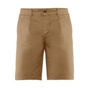 Geplooide Chino Shorts BomBoogie , Beige , Heren