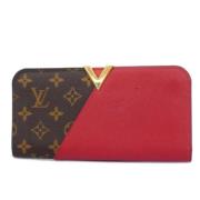 Pre-owned Canvas wallets Louis Vuitton Vintage , Red , Dames