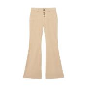 Charlotte Pants Ines De La Fressange Paris , Beige , Dames