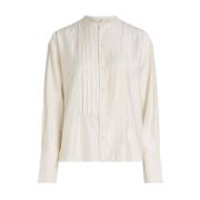 Lange Mouw Blouse Penn&Ink N.Y , Beige , Dames