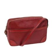 Pre-owned Leather louis-vuitton-bags Louis Vuitton Vintage , Red , Dam...