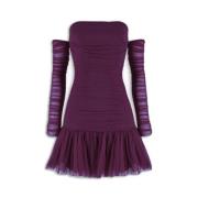 Bordeaux Stijlvolle Jurk Aniye By , Red , Dames