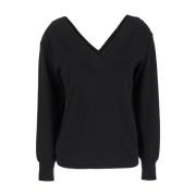 Zwarte Sweater Maglia P.a.r.o.s.h. , Black , Dames