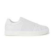 Witte Leren Slip-On Sneakers Calvin Klein , White , Dames