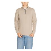 Heren Sweatshirt Herfst/Winter Katoen Hugo Boss , Brown , Heren