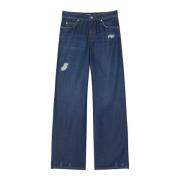 Jeans wide Marc O'Polo , Blue , Dames