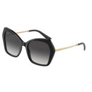 Dg4399-501/8G Zonnebril Zwart Grijs Verloop Dolce & Gabbana , Black , ...