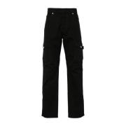 Zwarte Cargo Broek Balmain , Black , Heren