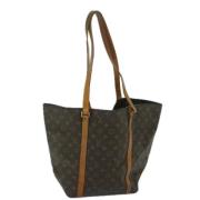 Pre-owned Canvas totes Louis Vuitton Vintage , Brown , Dames