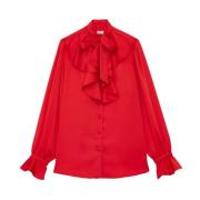 Fanfan Shirt Ines De La Fressange Paris , Red , Dames