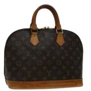 Pre-owned Canvas handbags Louis Vuitton Vintage , Brown , Dames