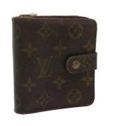 Pre-owned Canvas wallets Louis Vuitton Vintage , Brown , Dames