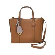 Bruin Leren Kleine Tas Perry Tory Burch , Brown , Dames