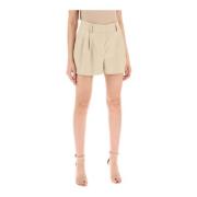 Op maat gemaakte shorts met Franse zakken Stella McCartney , Beige , D...