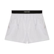 Boxershorts met logo Tom Ford , Gray , Heren