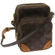 Pre-owned Canvas louis-vuitton-bags Louis Vuitton Vintage , Brown , Da...