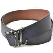 Pre-owned Fabric belts Louis Vuitton Vintage , Brown , Heren