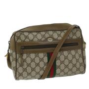 Pre-owned Leather gucci-bags Gucci Vintage , Beige , Dames