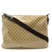 Pre-owned Canvas gucci-bags Gucci Vintage , Beige , Dames