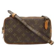 Pre-owned Canvas louis-vuitton-bags Louis Vuitton Vintage , Brown , Da...