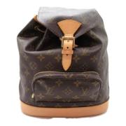 Pre-owned Canvas backpacks Louis Vuitton Vintage , Brown , Dames