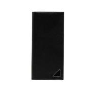 Pre-owned Leather wallets Prada Vintage , Black , Dames