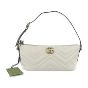 Pre-owned Fabric gucci-bags Gucci Vintage , White , Dames