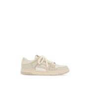 Lage Top Leren Sneakers Amiri , Beige , Dames