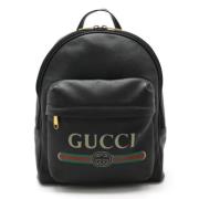 Pre-owned Leather gucci-bags Gucci Vintage , Black , Dames