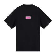 T-shirt met logo MM6 Maison Margiela , Black , Heren