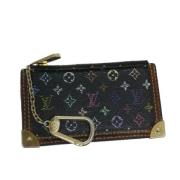 Pre-owned Canvas wallets Louis Vuitton Vintage , Black , Dames