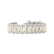 Pre-owned Cotton bracelets Dior Vintage , Gray , Dames