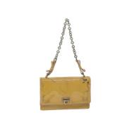 Pre-owned Fabric handbags Salvatore Ferragamo Pre-owned , Yellow , Dam...