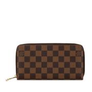 Pre-owned Canvas wallets Louis Vuitton Vintage , Brown , Dames