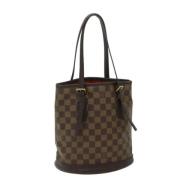 Pre-owned Canvas louis-vuitton-bags Louis Vuitton Vintage , Brown , Da...