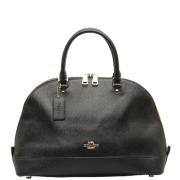 Pre-owned Leather handbags Coach Pre-owned , Black , Dames