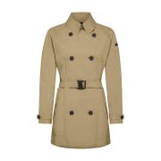 Bruine Trenchcoat Waterdicht Stad Essentieel RRD , Brown , Dames