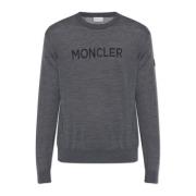 Trui met logo Moncler , Gray , Heren