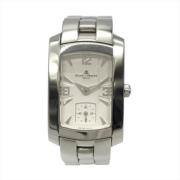 Pre-owned Stainless Steel watches Baume & Mercier Pre-owned , White , ...